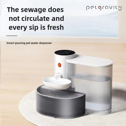 Smart Pet Water Fountain – Automatic Rechargeable Dispenser for Cats & Dogs