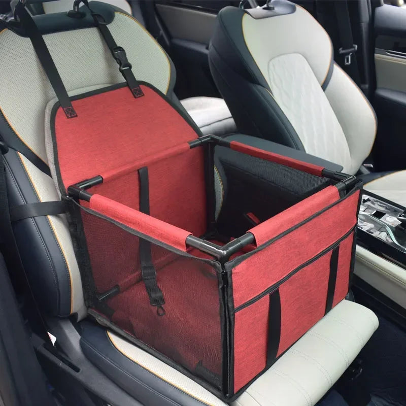 Waterproof Travel Pet Car Seat Carrier for Cats & Small/Medium Dogs