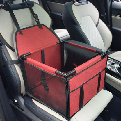 Waterproof Travel Pet Car Seat Carrier for Cats & Small/Medium Dogs