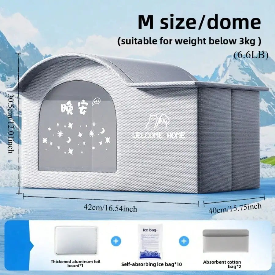 Pet Cooling House – Summer Bed for Cats & Dogs