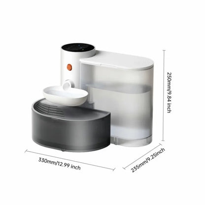 Smart Pet Water Fountain – Automatic Rechargeable Dispenser for Cats & Dogs