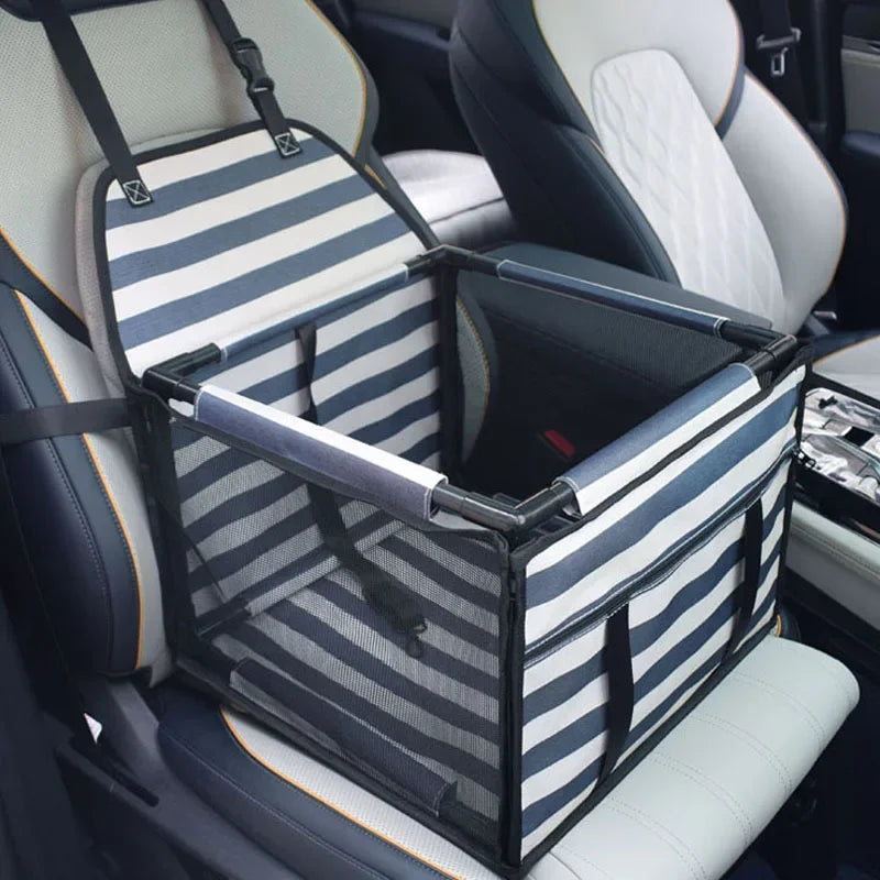Waterproof Travel Pet Car Seat Carrier for Cats & Small/Medium Dogs