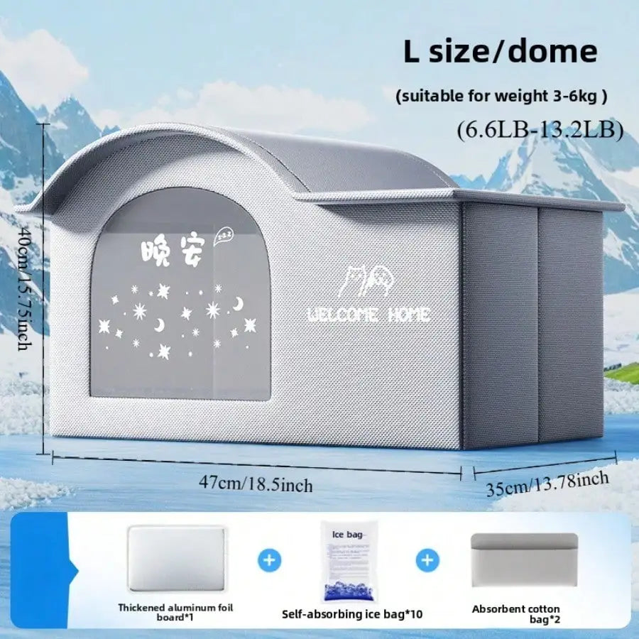 Pet Cooling House – Summer Bed for Cats & Dogs