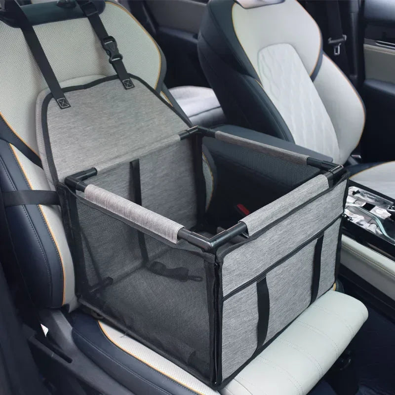 Waterproof Travel Pet Car Seat Carrier for Cats & Small/Medium Dogs
