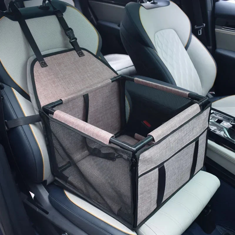 Waterproof Travel Pet Car Seat Carrier for Cats & Small/Medium Dogs