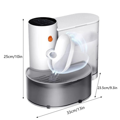 Smart Pet Water Fountain – Automatic Rechargeable Dispenser for Cats & Dogs